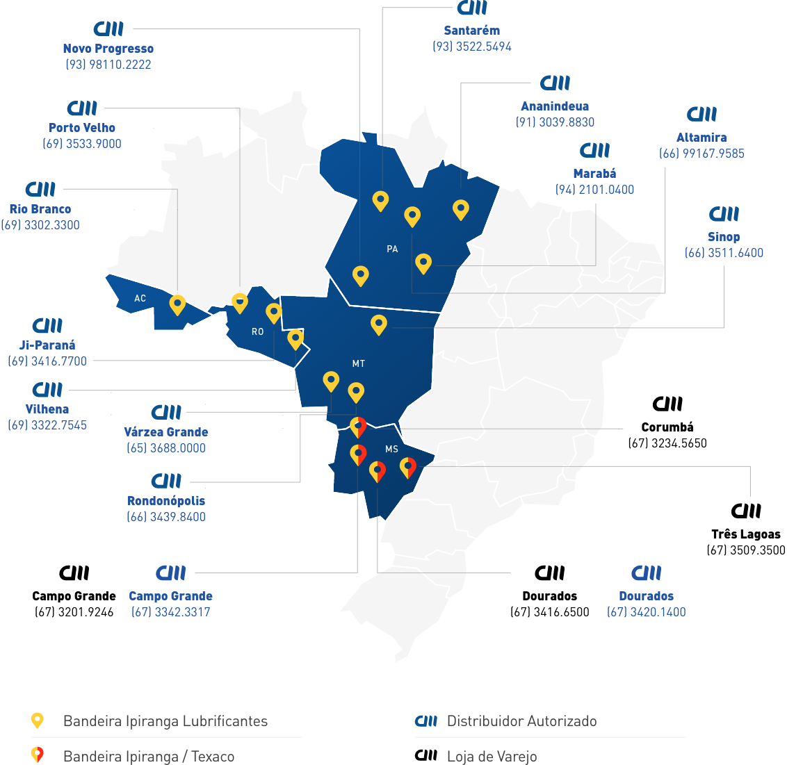 Mapa onde estamos